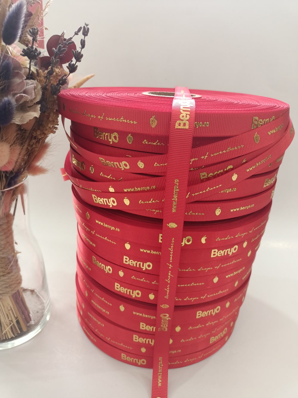 Baskılı Grogren Kurdele