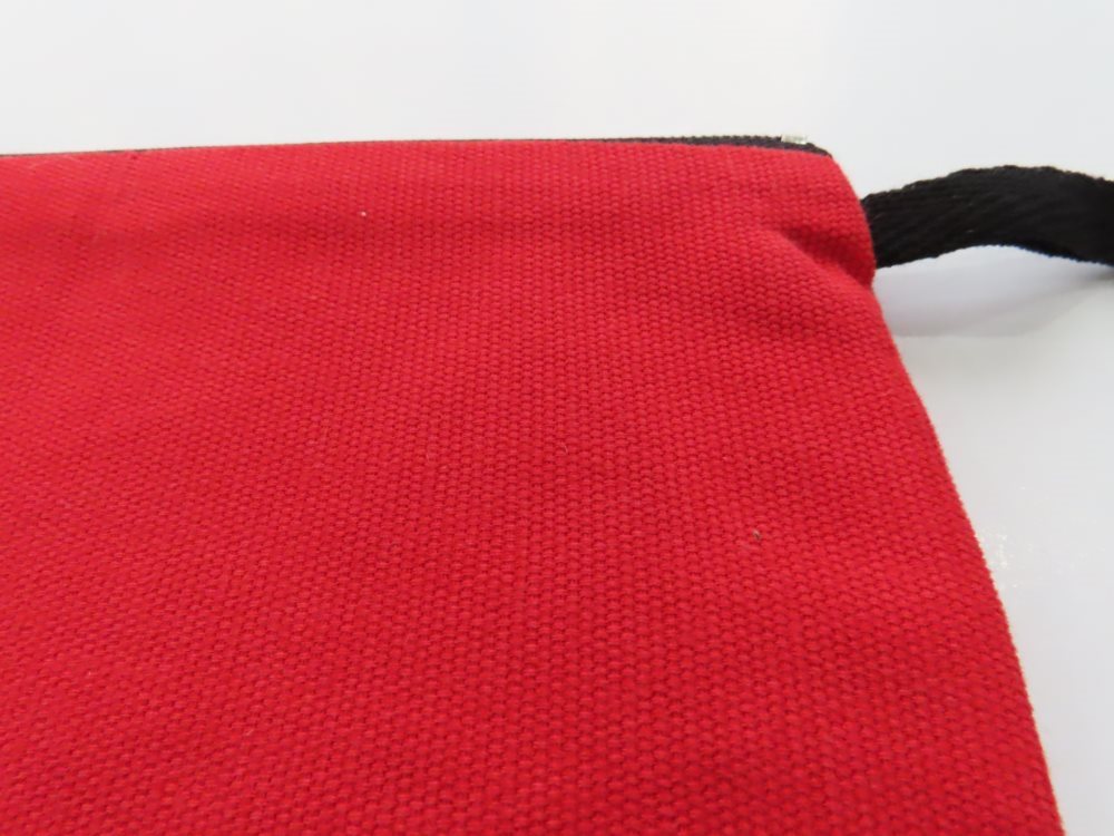 Canvas Make-Up Bag Red
